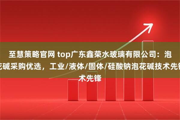 至慧策略官网 top广东鑫荣水玻璃有限公司：泡花碱采购优选，工业/液体/固体/硅酸钠泡花碱技术先锋