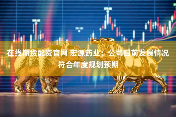 在线期货配资官网 宏源药业：公司目前发展情况符合年度规划预期